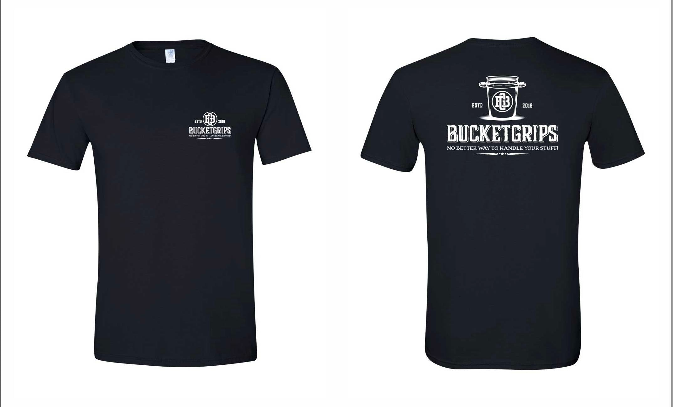 BucketGrips Short Sleeve T-Shirt Available only at BucketGrips.com